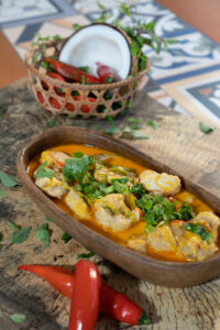 Moqueca de peixe com leite de coco